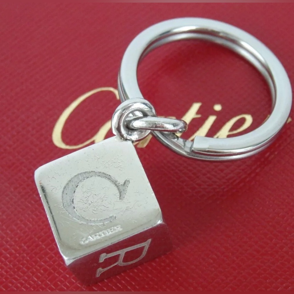 Cartier Logo Cube Key Ring/ Bag Charm 😍🔥❤️